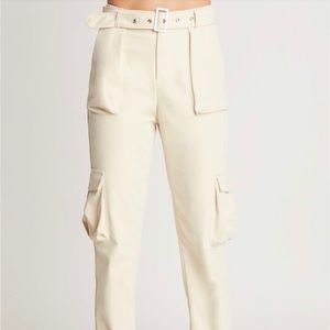 NWT Choosy Off White Cargo Pants, size 6
